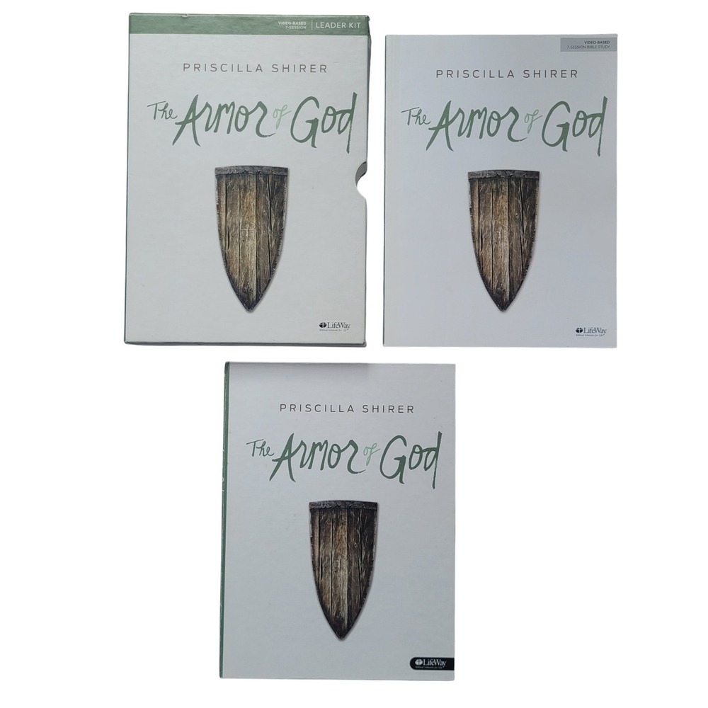 Priscilla Shirer The Armor of God Bible Study Leader Kit Book & 2 DVDs